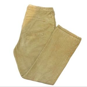 Maternity corduroy pants wide leg large tan trendy stretchy adjustable straight